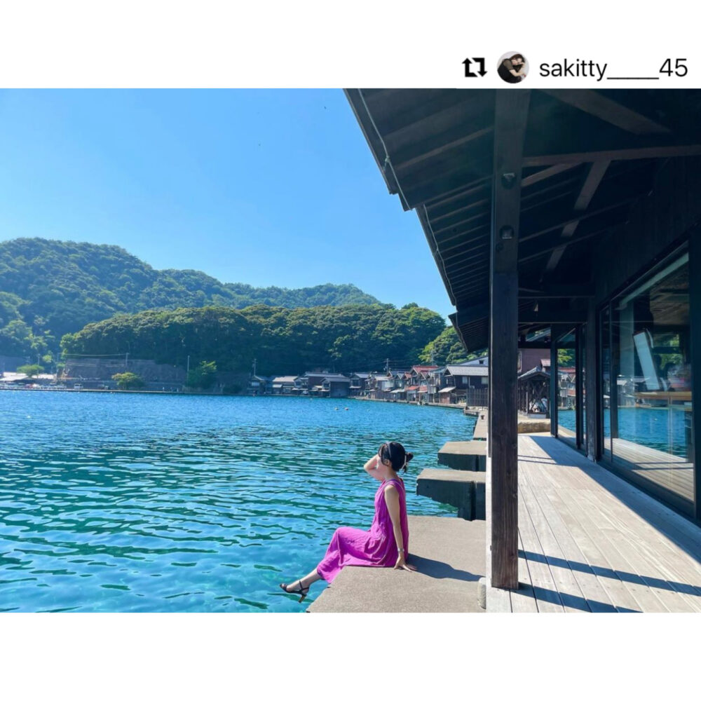 京都伊根の舟屋_ディー子の夏に行きたい関西青色スポット
